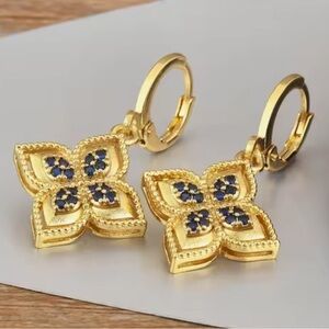 New  🎁 Yellow Gold Hoop Earrings